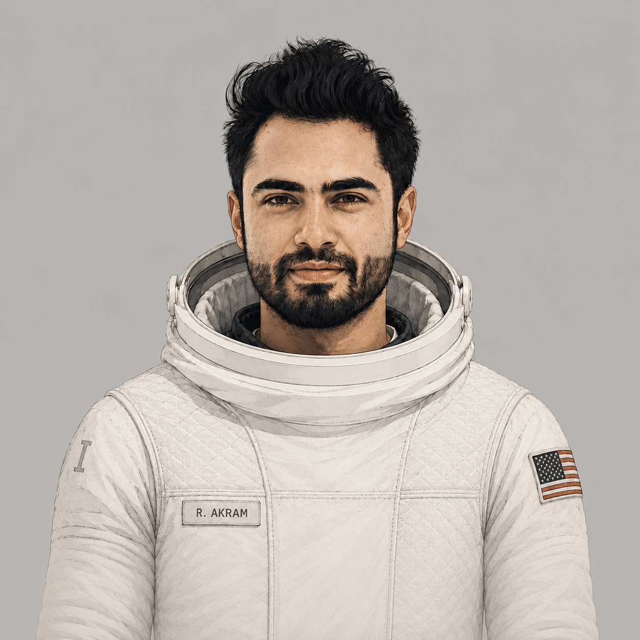 R. Akram — personnel dossier photo